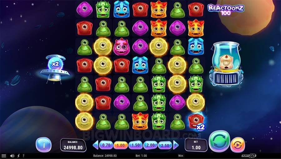 Reactoonz 100