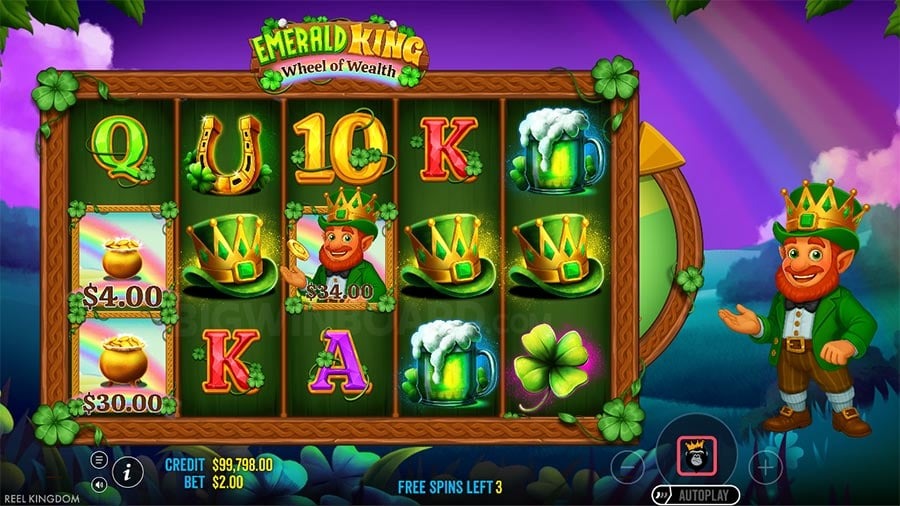 Emerald King Wheel of Wealth