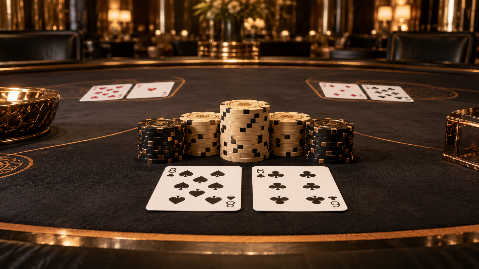 Baccarat Banque Card Values and Scoring Examples